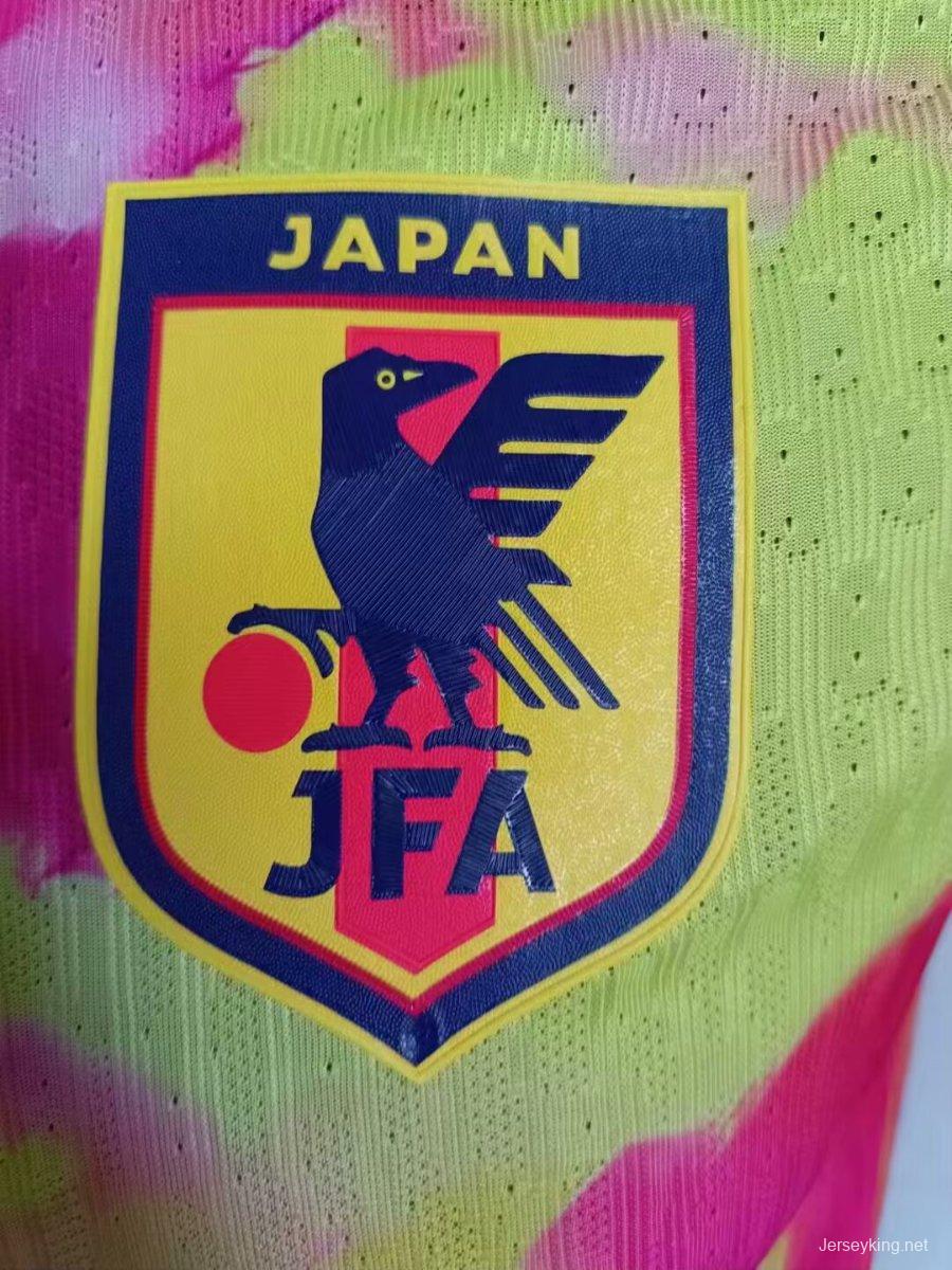 Player Version 2024 Japan Pink/Yellow/Blue Special Jersey