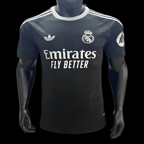 25/26 Real Madrid Black Goalkeeper Jersey