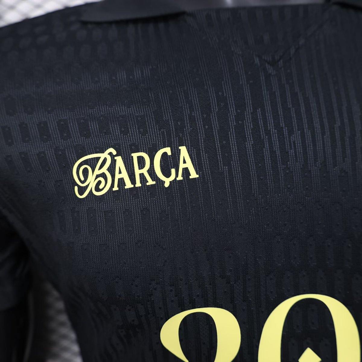 Player Version 25/26 FC Barcelona BLACK Jersey With 304 Sponsor