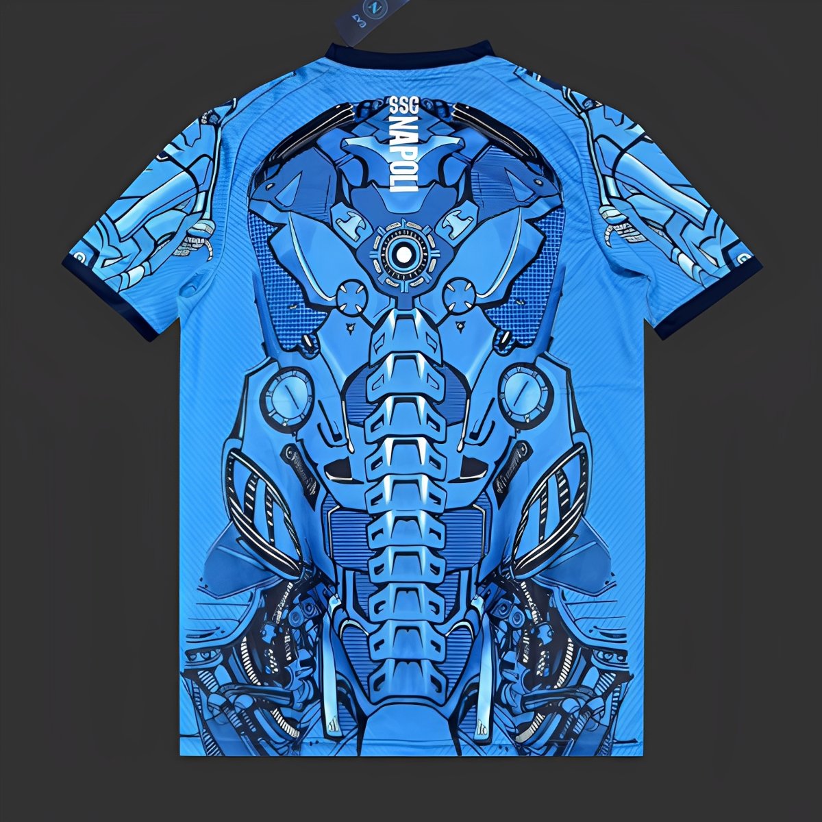 25/26 Napoli EA7 Blue with Robotic Armor Pattern Jersey