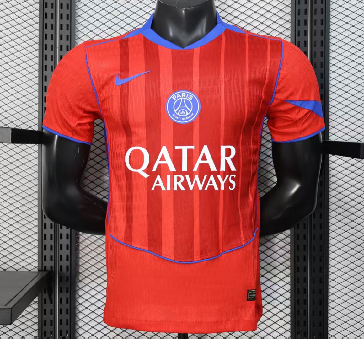 Player Version 25/26 PSG Third Red Jersey