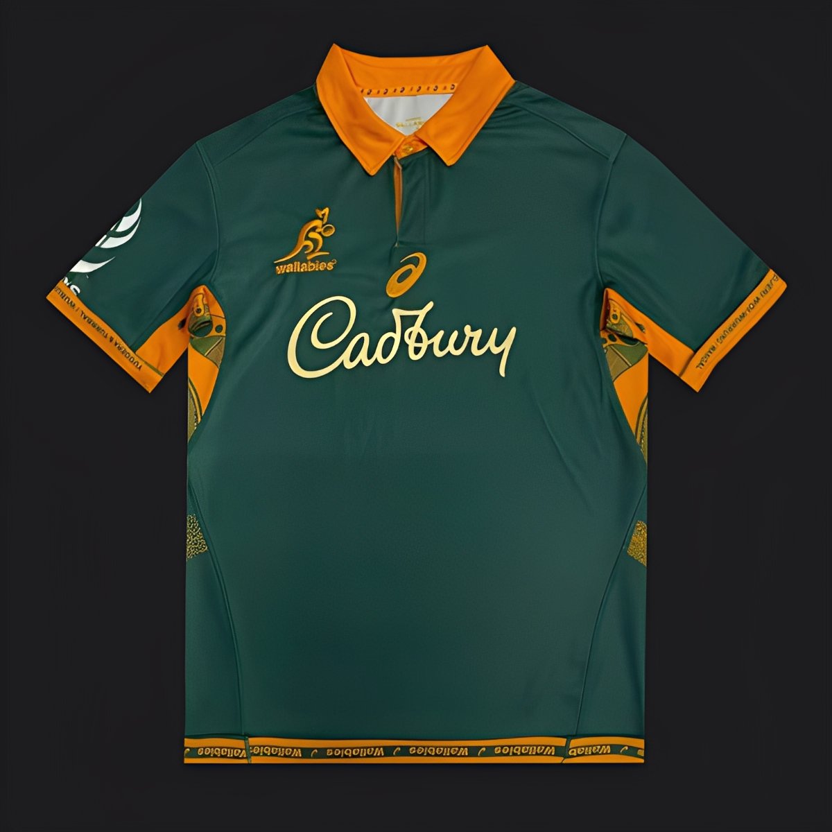 2026 Australia Wallabies Green with Indigenous Art Design Jersey