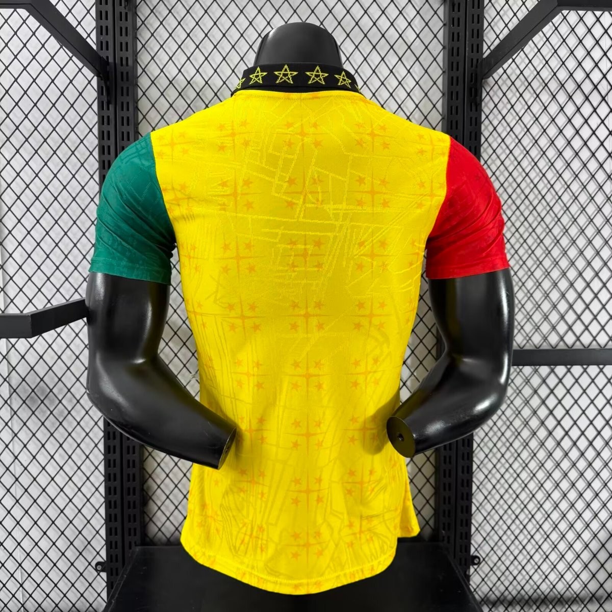 Player Version 2026 Ghana White with Black Star and Yellow Sleeves Jersey
