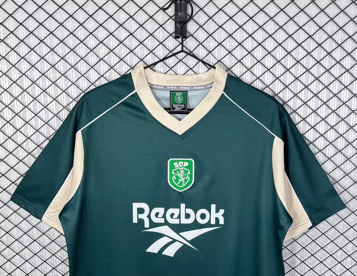 Retro 00/01 Sporting Lisbon Deep Green Training Jersey