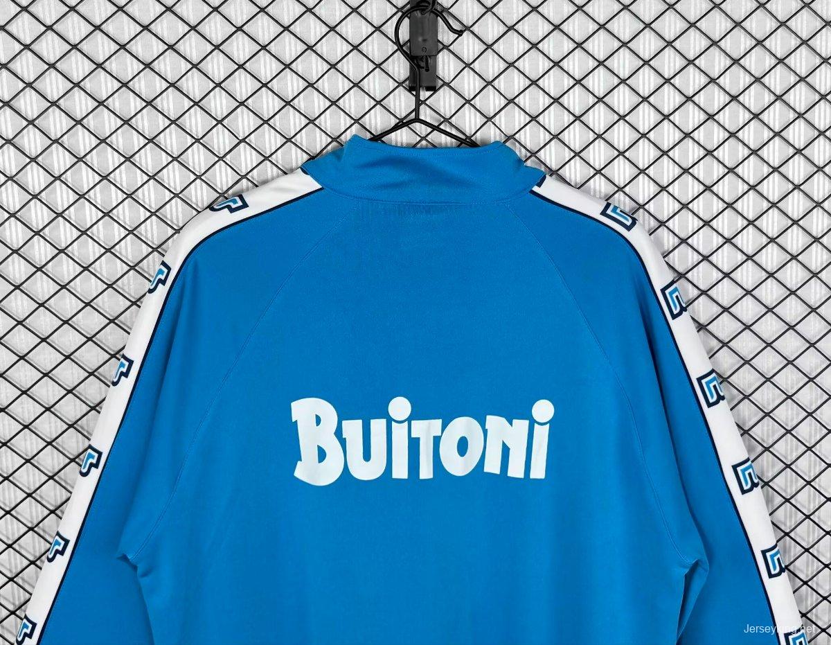 Retro 87/88 Napoli Home Full Zipper Jacket