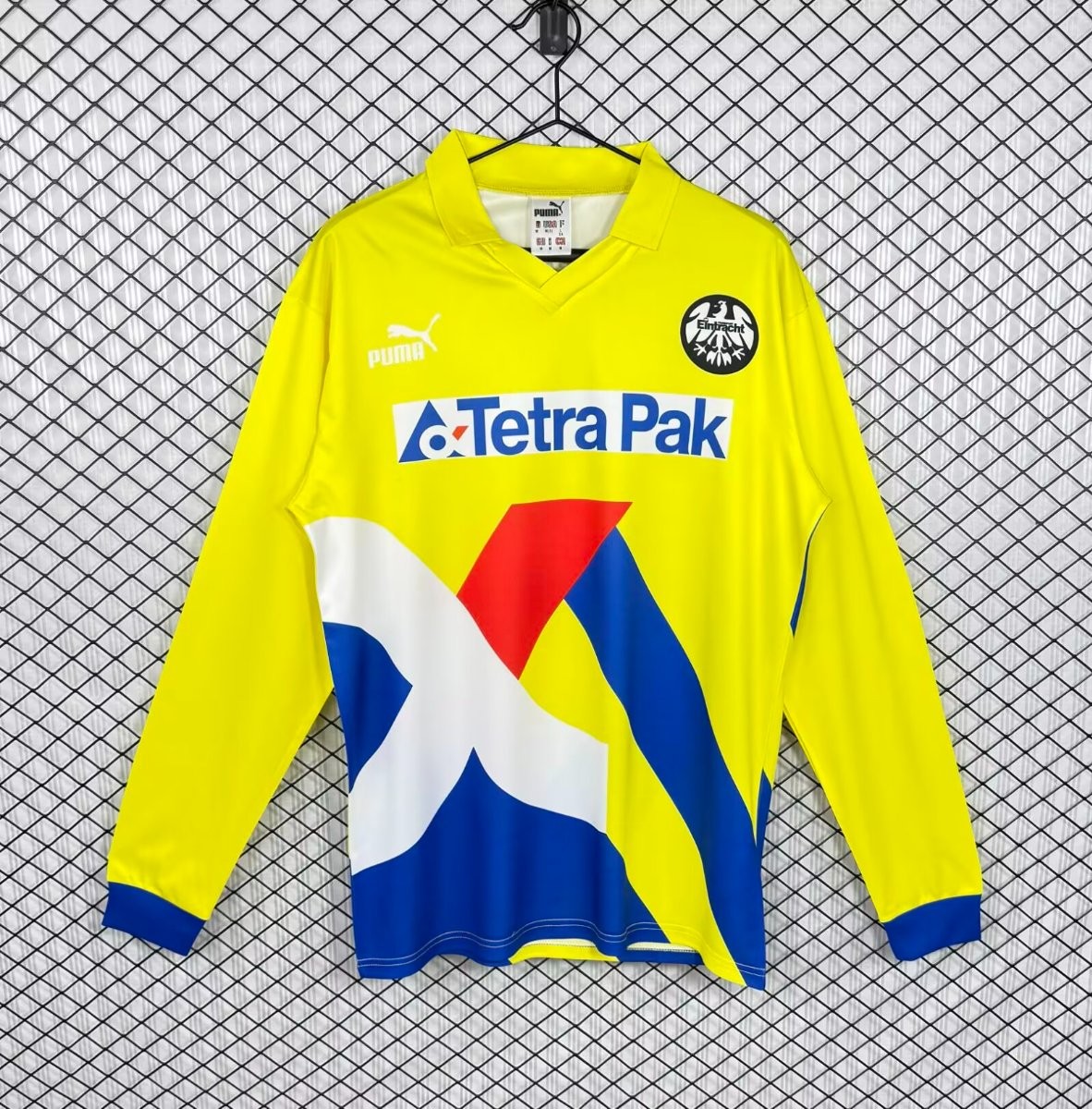 Retro 93/96 Frankfurt Away Yellow Long Sleeve Jersey