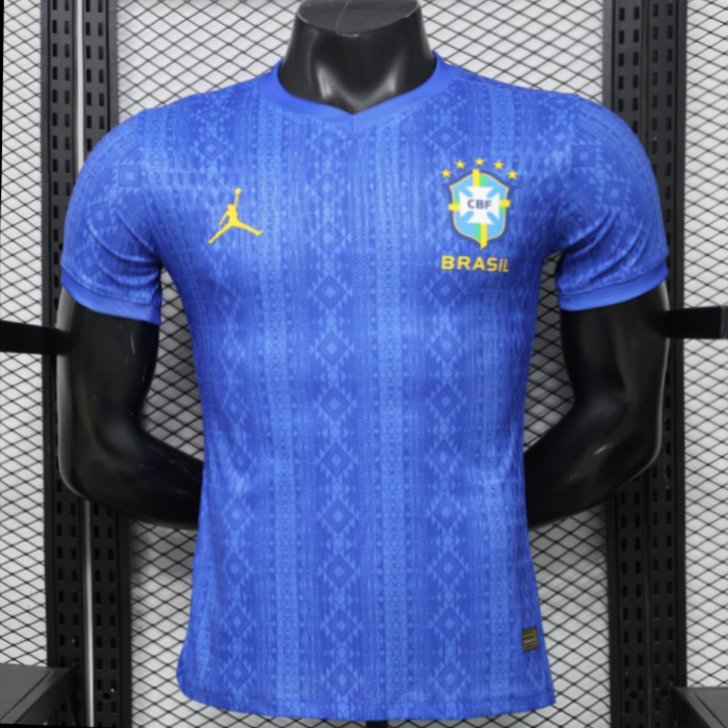 Player Version 2026 Brazil Away Blue Special Edition Jersey