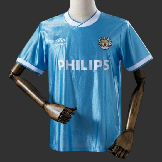 1986/87 Retro Manchester City Home Jersey