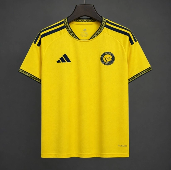 26/27 Al-Nassr Yellow & Navy Vintage 23/24 Remake  Home Jersey