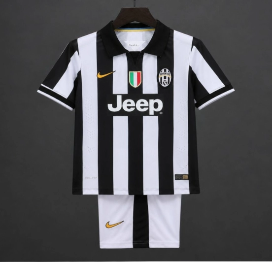 Retro Kids 14/15 Juventus Home Jersey