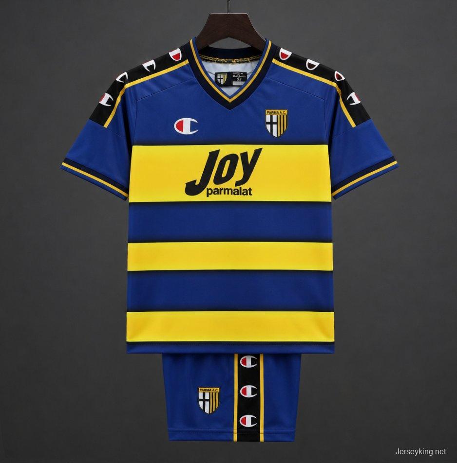 Retro Kids 01/02 Parma Home Jersey