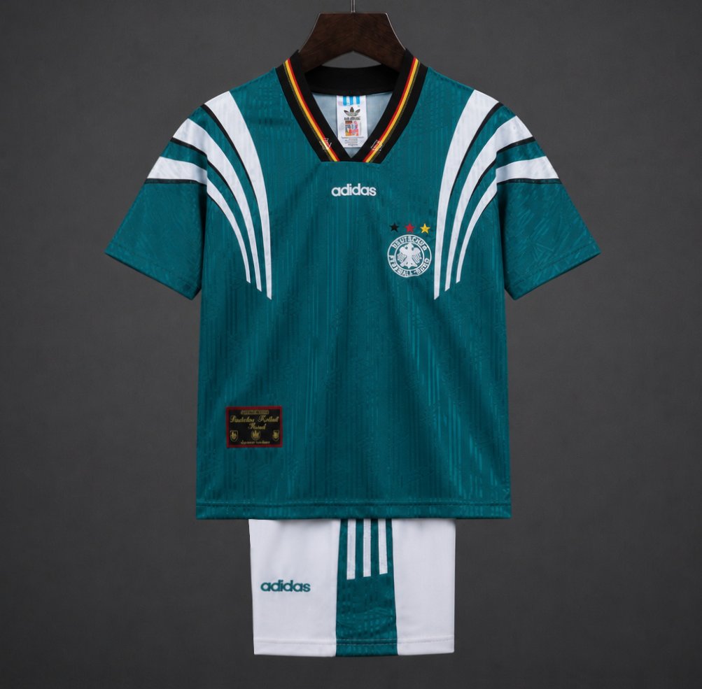 Retro Kids 1996 Germany Away Jersey