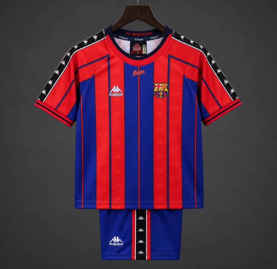 Retro Kids 97/98 Barcelona Home Jersey
