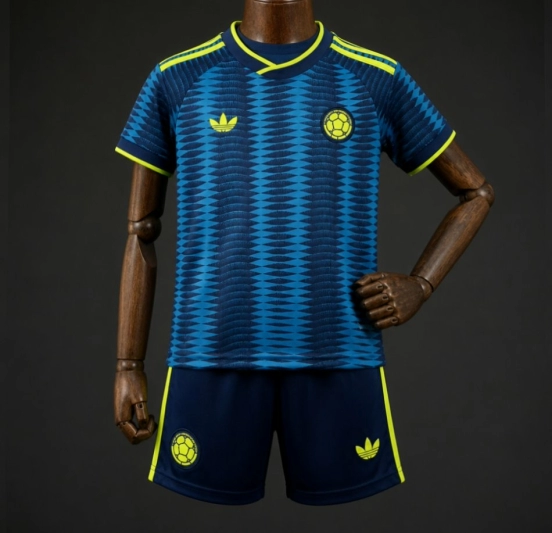2026 Kids Colombia World Cup Away Kit