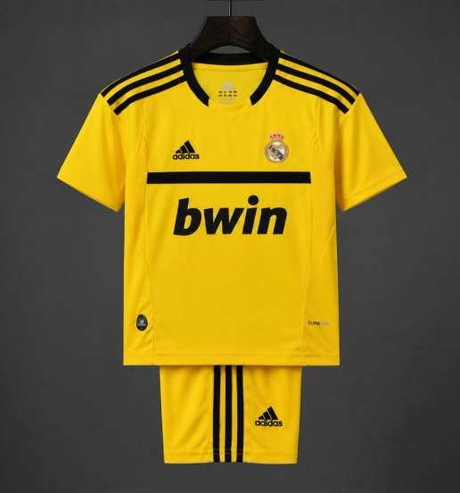 Retro Kids 11/12 Real Madrid Yellow Goalkeeper Jersey