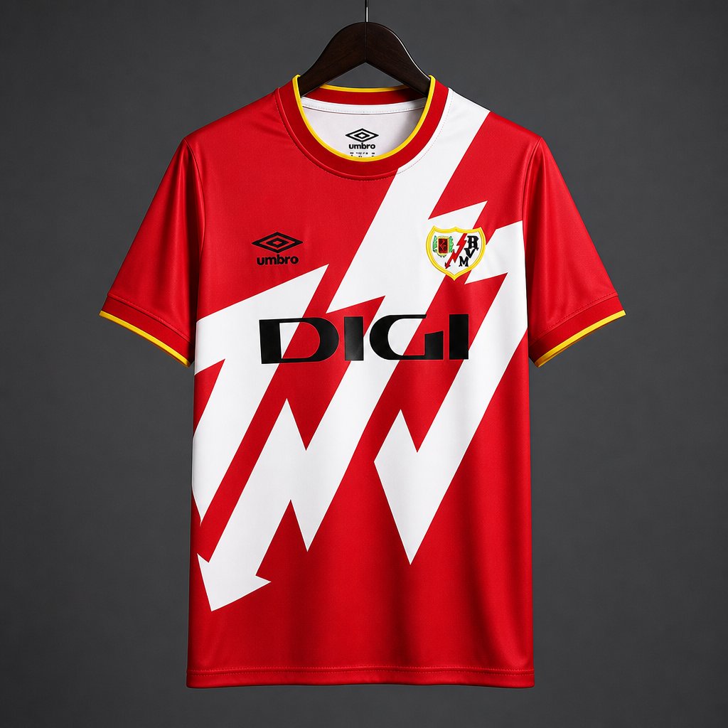 26/27 Rayo Vallecano Away Red Jersey