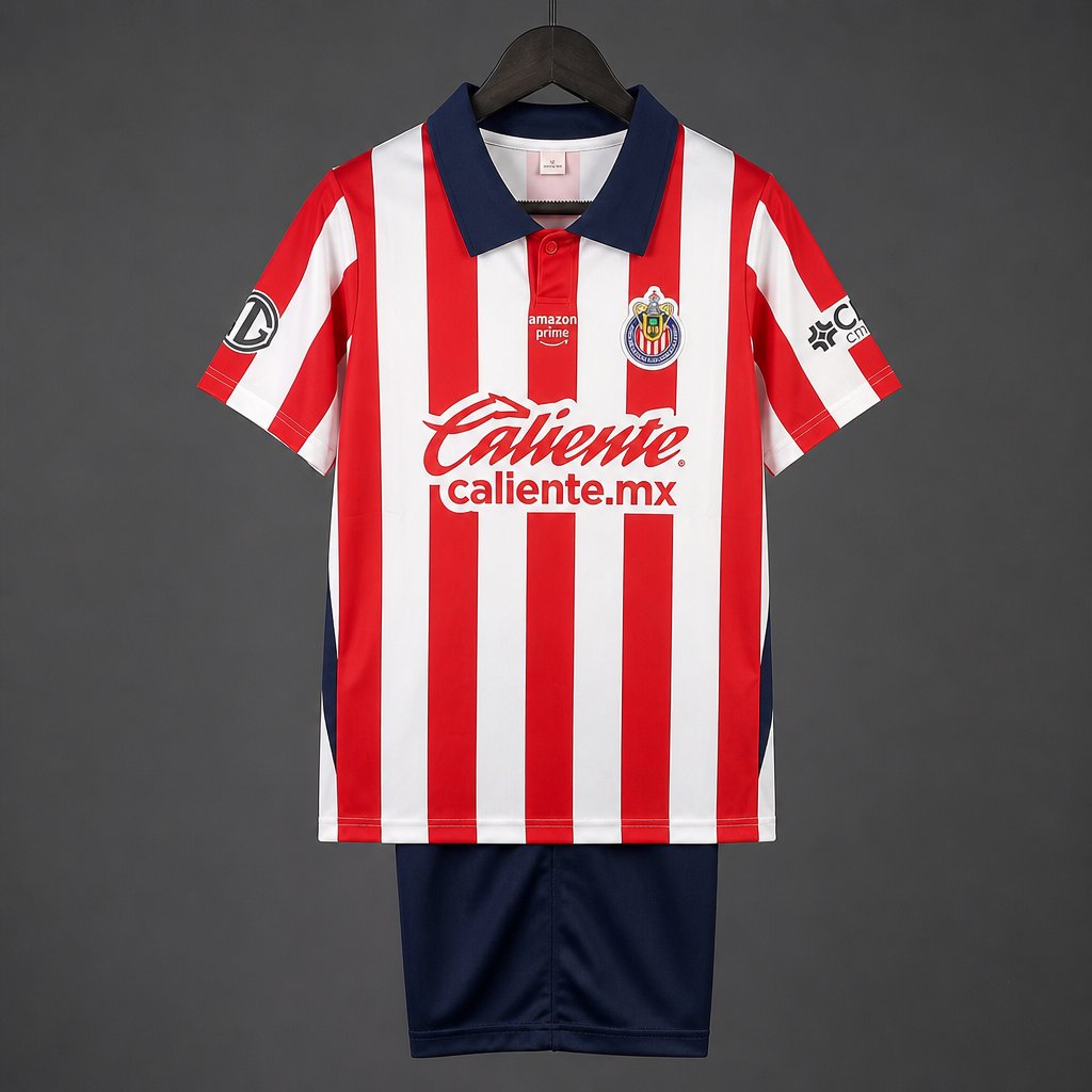 26/27 Kids Chivas Guadalajara Home  Jersey