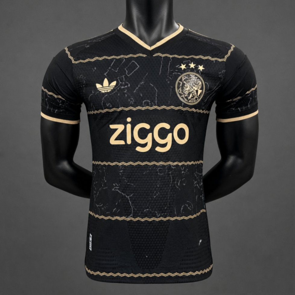 Player Version 26/27 Ajax Black Gold Away Jersey