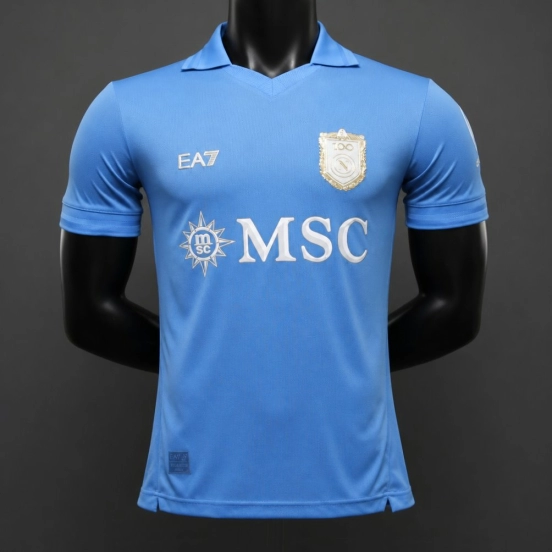 Player Version 26/27 Napoli Home Blue Jersey with NFC Chip