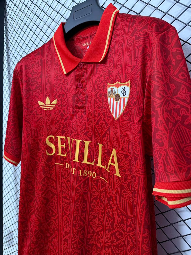 26/27 Sevilla FC 135th Anniversary Special Edition Red Polo Jersey