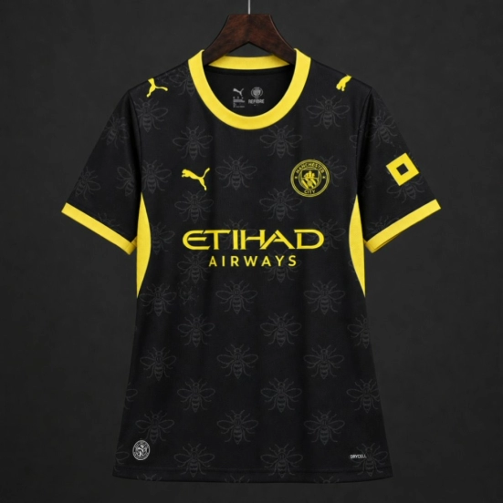 26/27 Women Manchester City Away Black Jersey