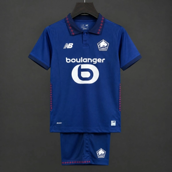 26/27 Kids Lille Third Navy Blue Jersey