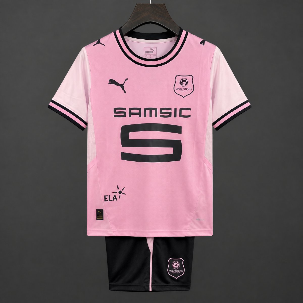 26/27 Kids Stade Rennais Third Pink Jersey