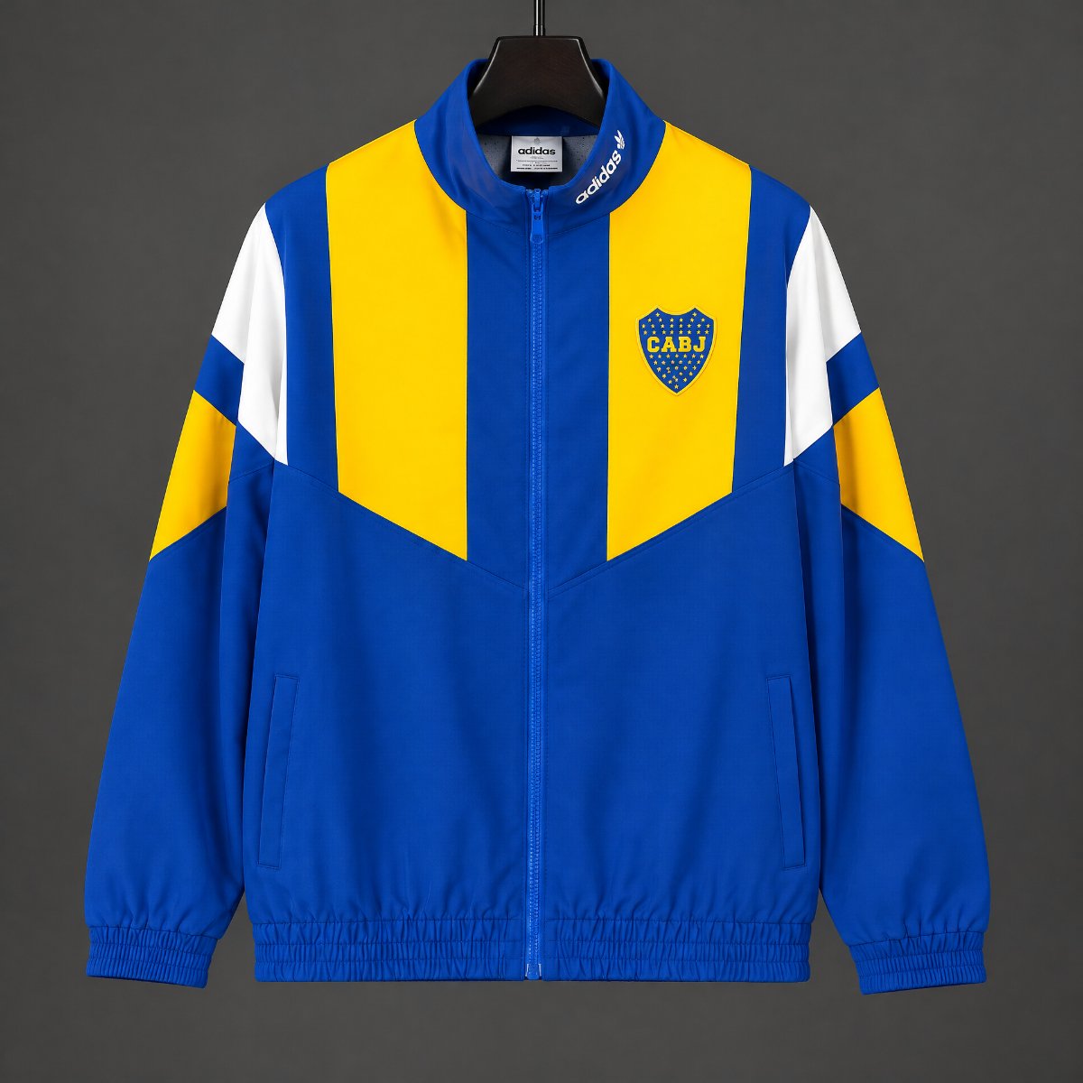 26/27  Boca Juniors EQT Blue Full Zipper Windbreaker
